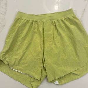 Lululemon 6” running shorts. Lined.